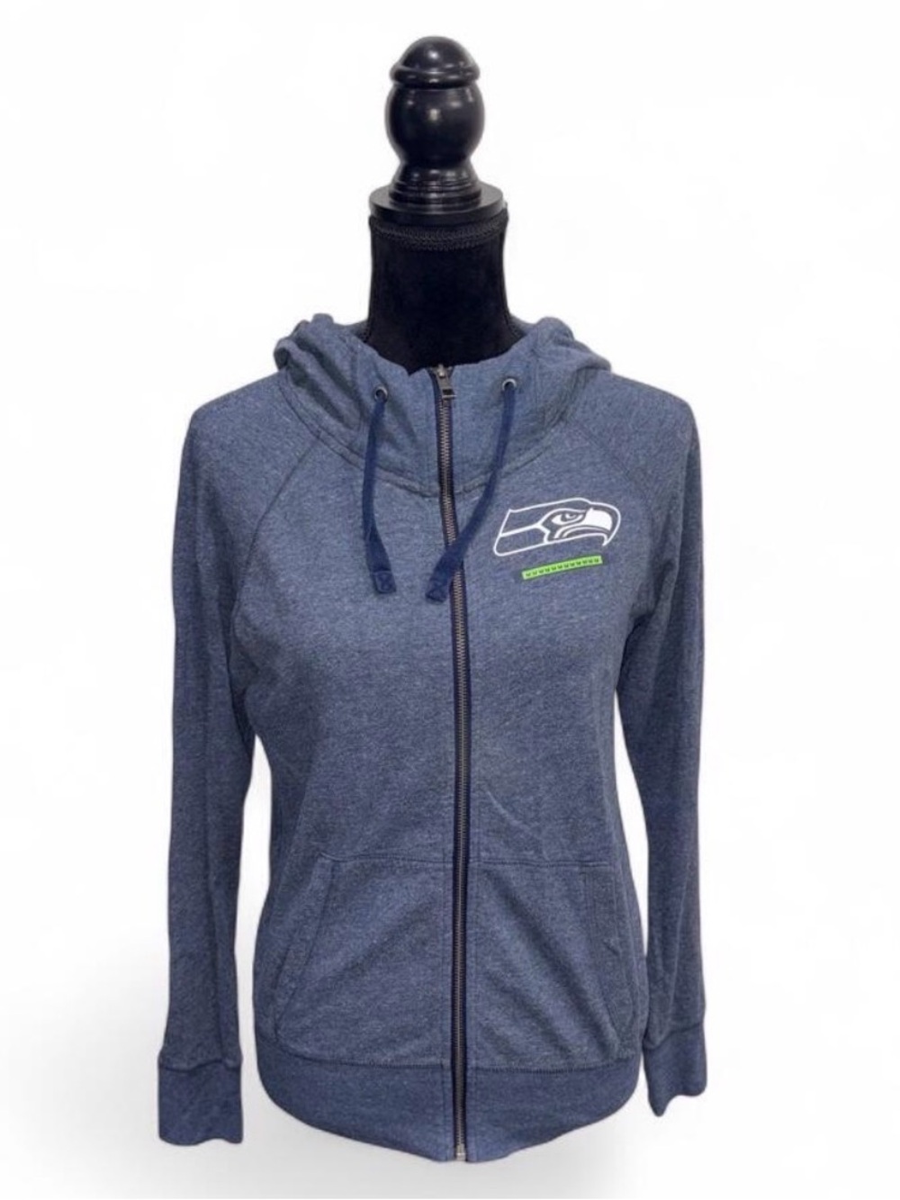 Women's Seattle Seahawks Nike Navy full Zip Hoodie size small